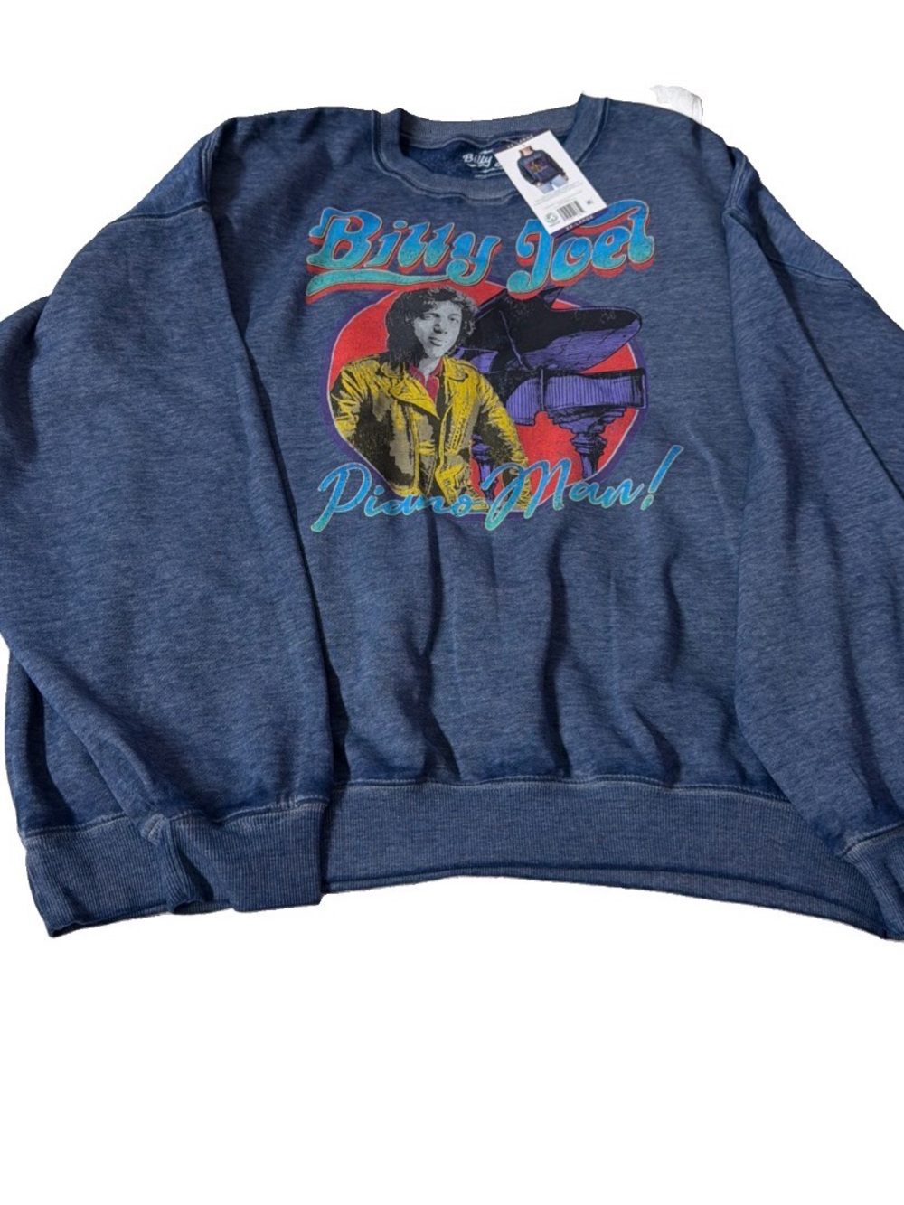 Billy Joel Piano Man XXL Sweatshirt - Piano Man Graphic